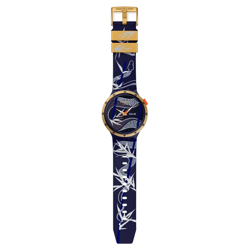 Blauw en goud Lithe Dancer
