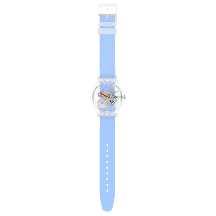 Clear blauw gestreept