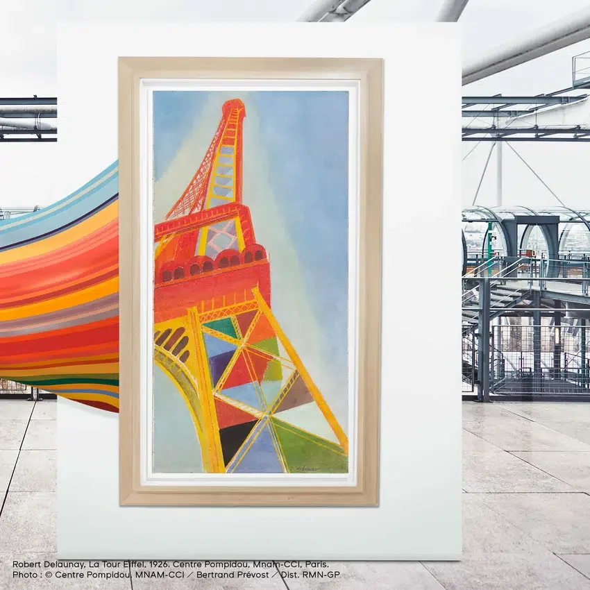 De Eiffeltoren, door Robert Delaunay