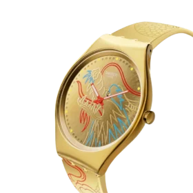 Drakenthema in goud