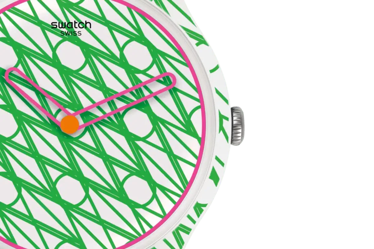 Duet in groen en roze