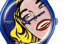 Girl van Roy Lichtenstein, het horloge