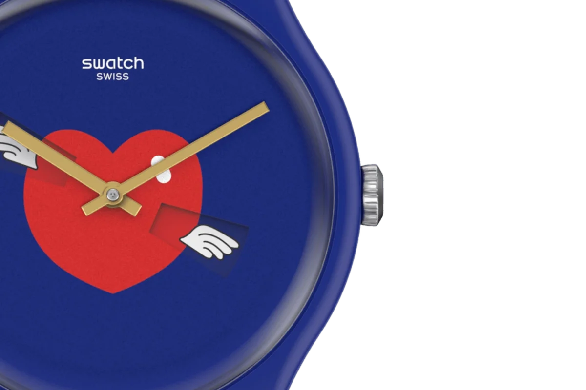 Heart in Blue van Swatch