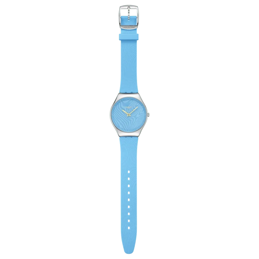 Iriserend blauw