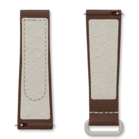 MoonSwatch bruin/beige rubber