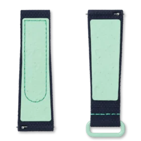 MoonSwatch donkerblauw/groen rubber