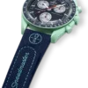 MoonSwatch donkerblauw/groen rubber