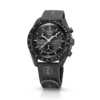 MoonSwatch donkergrijs/zwart rubber