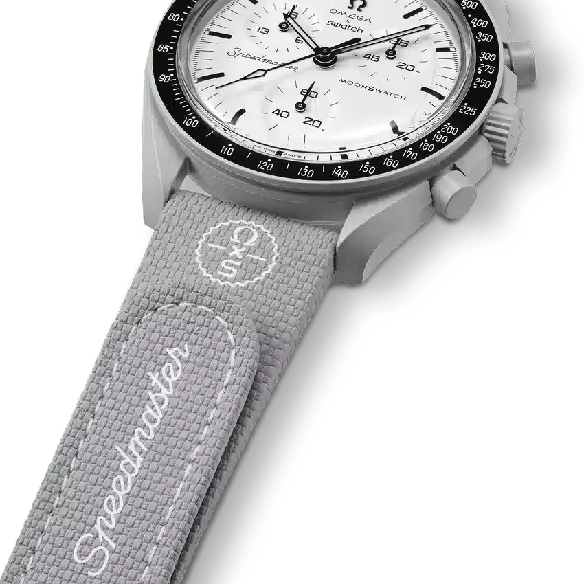 MoonSwatch grijs/grijs rubber