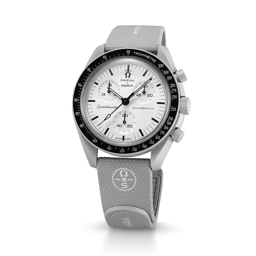 MoonSwatch grijs/grijs rubber