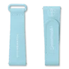 MoonSwatch lichtblauw/wit rubber