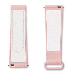 MoonSwatch lichtroze/wit rubber