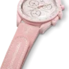 MoonSwatch lichtroze/wit rubber