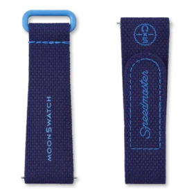 MoonSwatch marineblauw/blauw rubber