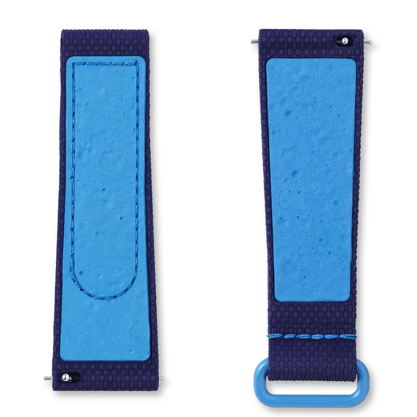 MoonSwatch marineblauw/blauw rubber