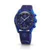 MoonSwatch marineblauw/blauw rubber