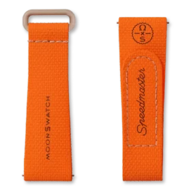 MoonSwatch oranje/zandkleurig rubber