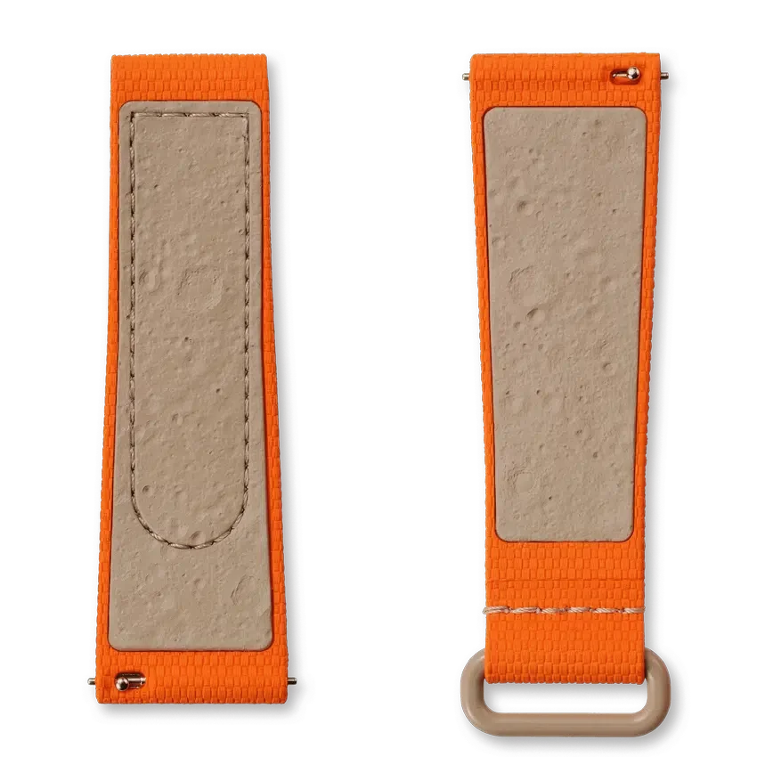 MoonSwatch oranje/zandkleurig rubber