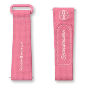 MoonSwatch Roze/Roze Rubber