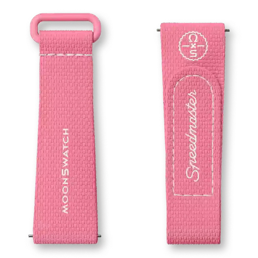 MoonSwatch Roze/Roze Rubber