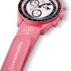 MoonSwatch Roze/Roze Rubber