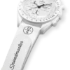 MoonSwatch wit/wit rubber