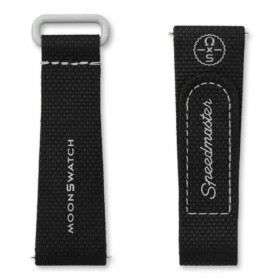 MoonSwatch zwart/grijs rubber