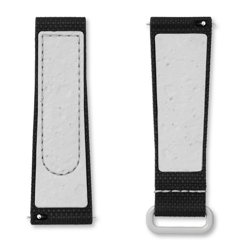 MoonSwatch zwart/grijs rubber