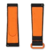 MoonSwatch zwart/oranje rubber