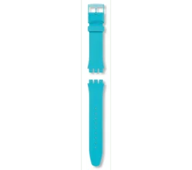 New Gent-siliconenband in blauw-turkoois