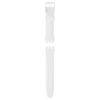 New Gent witte siliconen band