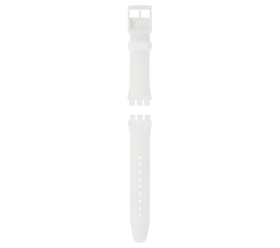 New Gent witte siliconen band