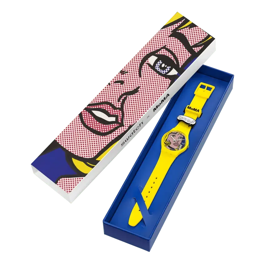Reverie van Roy Lichtenstein, het horloge