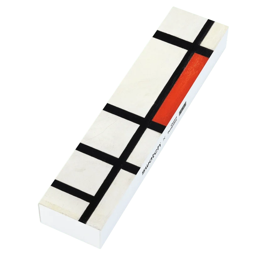 Rood, blauw en wit, door Piet Mondriaan