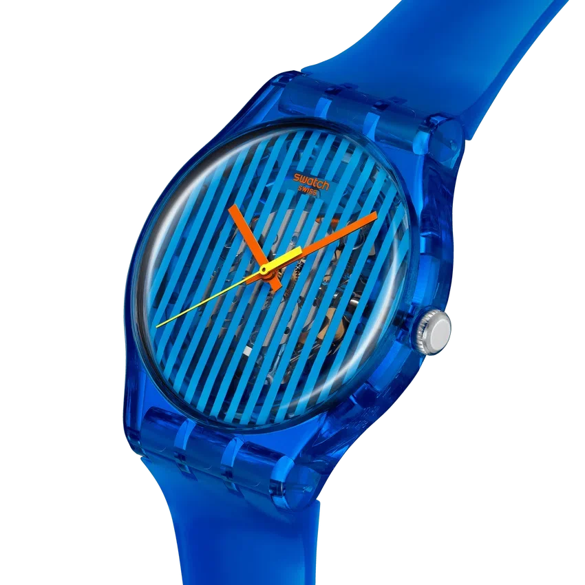 Schitterend blauw