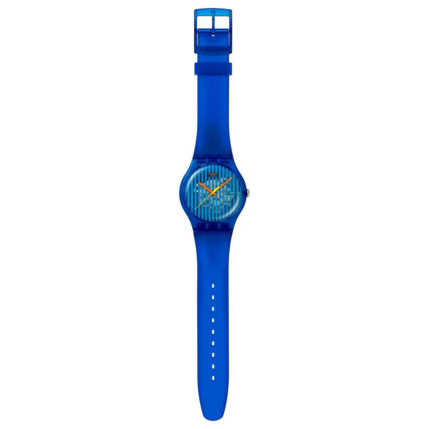 Schitterend blauw