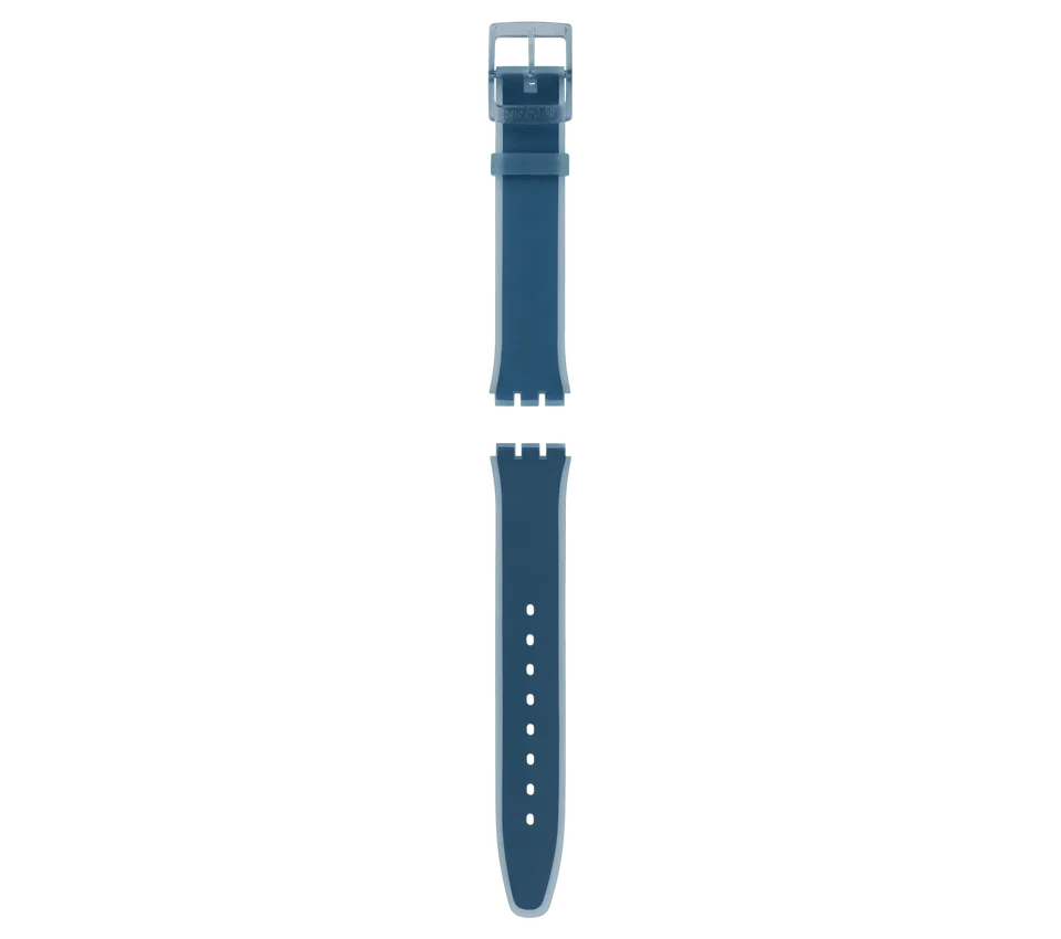 Skin-band van blauw siliconen