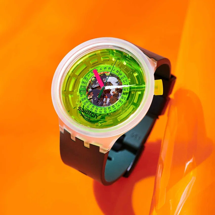 Swatch verblind door Neon