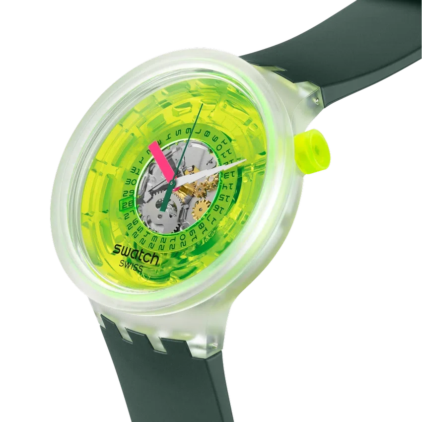 Swatch verblind door Neon