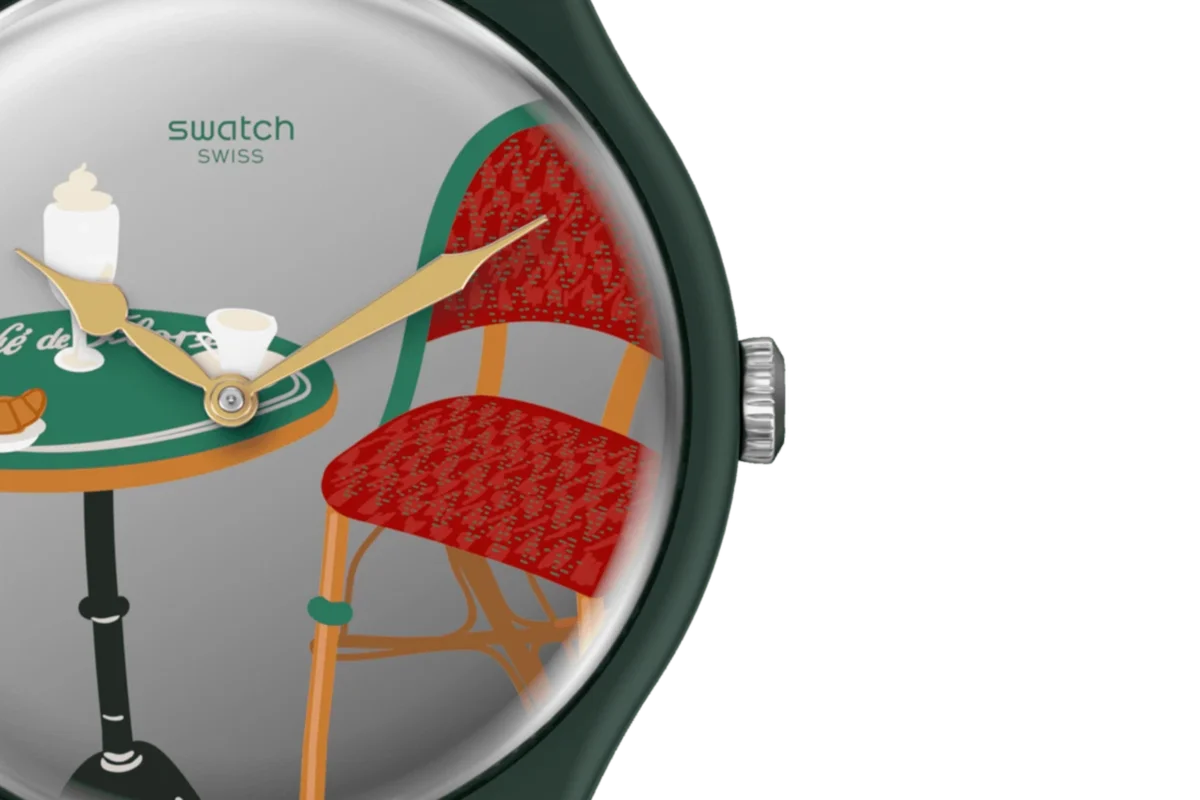 Swatch X Café De Flore voor Not in Paris